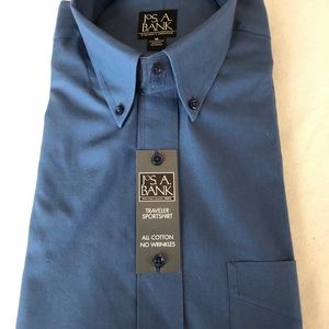 Jos. A. Bank NWT Travelers Wrinkle Free Shirt M